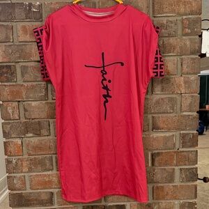 Women's Pink Faith Midi Dress